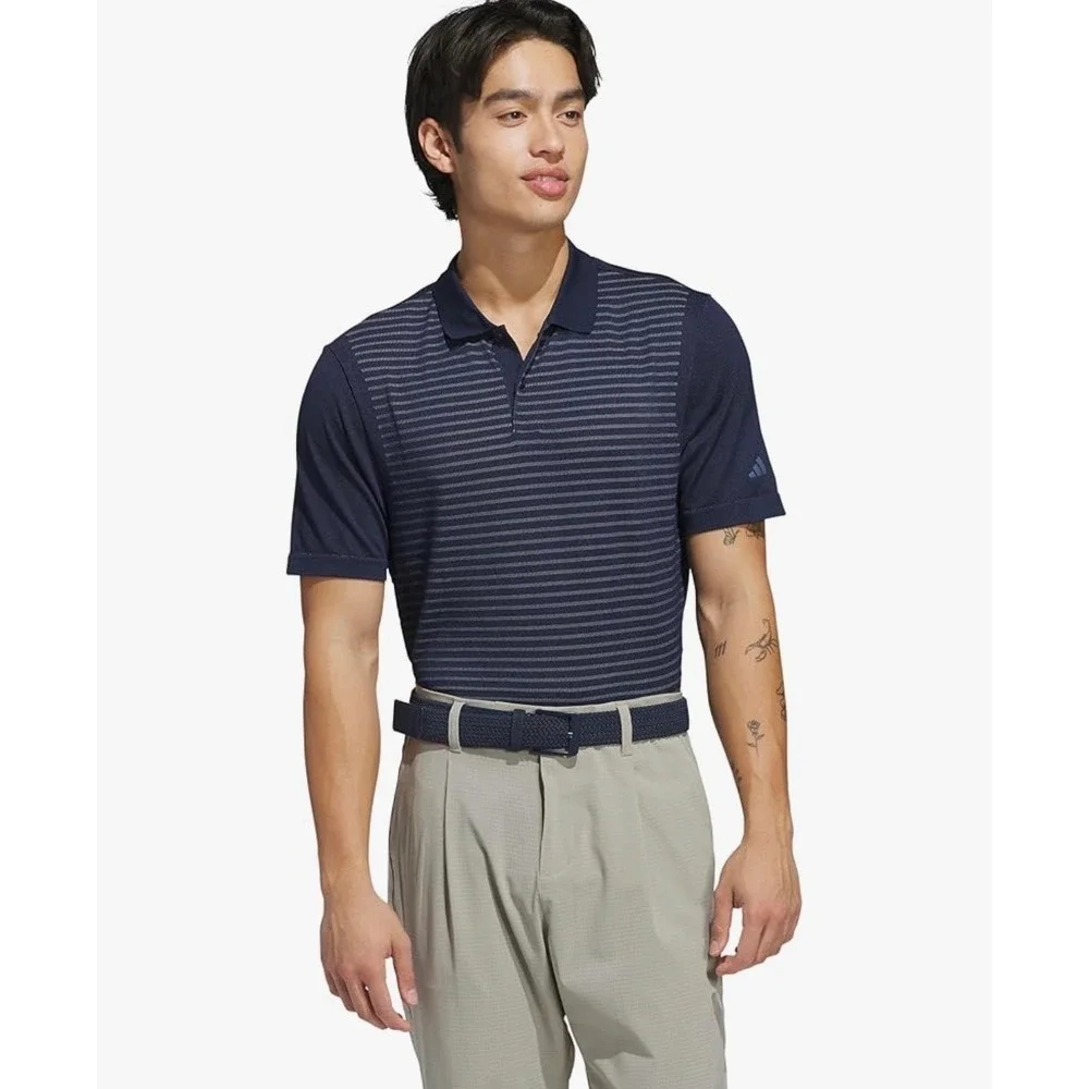 Adidas Golf Men's Ultimate365 Tour Seamless Stripe Golf Polo Shirt XL JJ0166 NEW